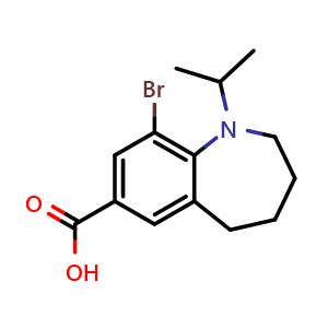 9-Bromo-1-isopropyl-2,3,4,5-tetrahydro-1H-benzo[b]azepine-7-carboxylic acid