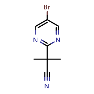 2-(5-Bromo-2-pyrimidinyl)-2-methylpropanenitrile