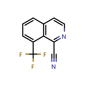 8-(trifluoromethyl)isoquinoline-1-carbonitrile
