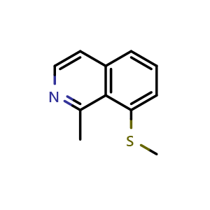 1-methyl-8-(methylthio)isoquinoline
