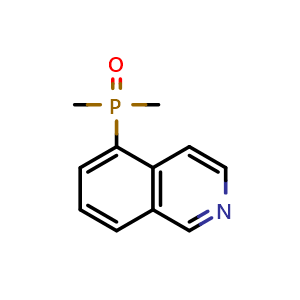 Chemical structure of isoquinolin-5-yldimethylphosphine oxide , CAS 2741318-46-5, AChemBlock U142083