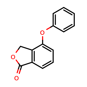 Chemical structure of 4-Phenoxyisobenzofuran-1(3H)-one , CAS 2568130-91-4, AChemBlock U142143