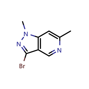 3-bromo-1,6-dimethyl-1H-pyrazolo[4,3-c]pyridine