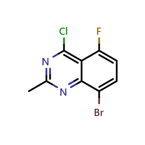8-bromo-4-chloro-5-fluoro-2-methylquinazoline