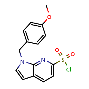 1-(4-methoxybenzyl)-1H-pyrrolo[2,3-b]pyridine-6-sulfonyl chloride