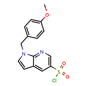 1-(4-methoxybenzyl)-1H-pyrrolo[2,3-b]pyridine-5-sulfonyl chloride