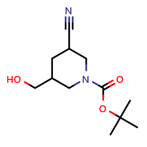 1-Boc-5-(hydroxymethyl)piperidine-3-carbonitrile