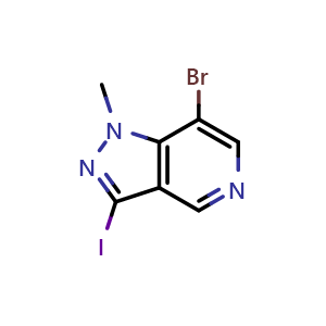 7-bromo-3-iodo-1-methyl-1H-pyrazolo[4,3-c]pyridine