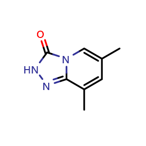 Chemical structure of 6,8-dimethyl-[1,2,4]triazolo[4,3-a]pyridin-3(2H)-one , AChemBlock U142330