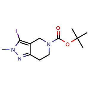 tert-butyl 3-iodo-2-methyl-2,4,6,7-tetrahydro-5H-pyrazolo[4,3-c]pyridine-5-carboxylate