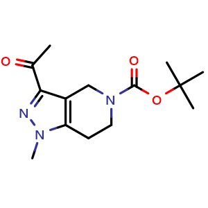 tert-butyl 3-acetyl-1-methyl-1,4,6,7-tetrahydro-5H-pyrazolo[4,3-c]pyridine-5-carboxylate