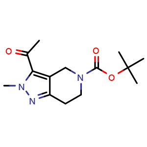 tert-butyl 3-acetyl-2-methyl-2,4,6,7-tetrahydro-5H-pyrazolo[4,3-c]pyridine-5-carboxylate