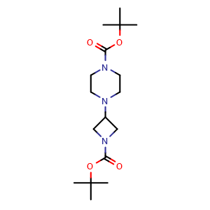 tert-butyl 4-(1-(tert-butoxycarbonyl)azetidin-3-yl)piperazine-1-carboxylate
