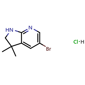 5-bromo-3,3-dimethyl-1,2-dihydropyrrolo[2,3-b]pyridine hydrochloride