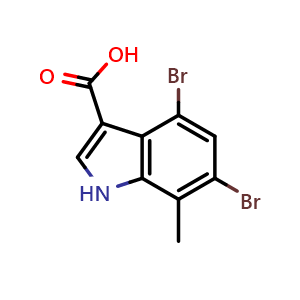 4,6-dibromo-7-methyl-1H-indole-3-carboxylic acid