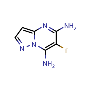 6-fluoropyrazolo[1,5-a]pyrimidine-5,7-diamine