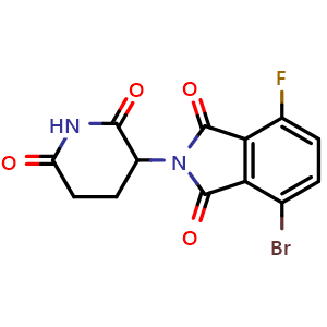 4-bromo-2-(2,6-dioxopiperidin-3-yl)-7-fluoroisoindoline-1,3-dione