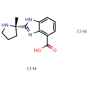 (S)-2-(2-Methyl-2-pyrrolidinyl)-1H-benzimidazole-4-carboxylic acid dihydrochloride