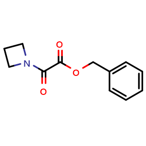Chemical structure of Benzyl 2-(Azetidin-1-yl)-2-oxoacetate , CAS 2840167-91-9, AChemBlock U142675