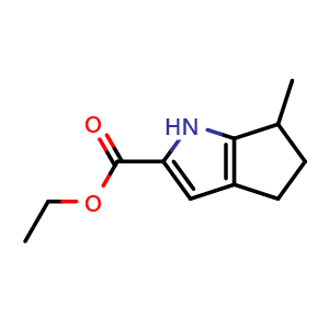 Ethyl 6-methyl-1,4,5,6-tetrahydrocyclopenta[b]pyrrole-2-carboxylate