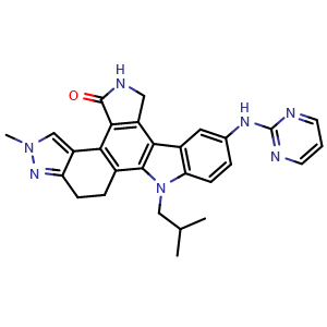 Chemical structure of CEP-11981 , CAS 856691-93-5, AChemBlock U142721