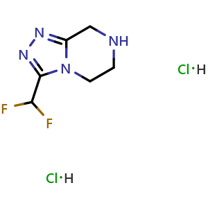 3-(difluoromethyl)-5H,6H,7H,8H-[1,2,4]triazolo[4,3-a]pyrazine dihydrochloride