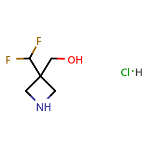 (3-(difluoromethyl)azetidin-3-yl)methanol hydrochloride