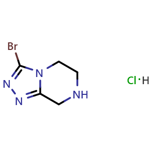 3-bromo-5,6,7,8-tetrahydro-[1,2,4]triazolo[4,3-a]pyrazine hydrochloride