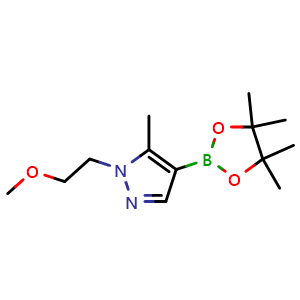 1-(2-methoxyethyl)-5-methyl-4-(4,4,5,5-tetramethyl-1,3,2-dioxaborolan-2-yl)-1H-pyrazole