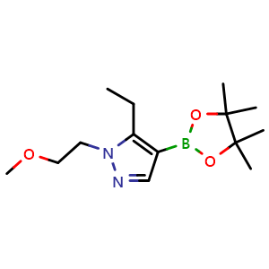 5-ethyl-1-(2-methoxyethyl)-4-(4,4,5,5-tetramethyl-1,3,2-dioxaborolan-2-yl)-1H-pyrazole
