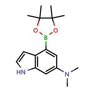 N,N-dimethyl-4-(4,4,5,5-tetramethyl-1,3,2-dioxaborolan-2-yl)-1H-indol-6-amine