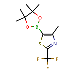4-methyl-5-(4,4,5,5-tetramethyl-1,3,2-dioxaborolan-2-yl)-2-(trifluoromethyl)thiazole
