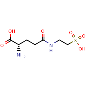 Chemical structure of Glutaurine , CAS 56488-60-9, AChemBlock V142919