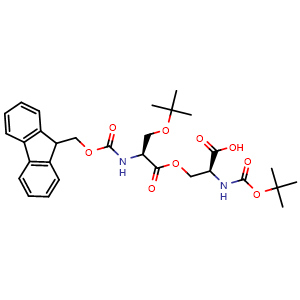 (2S)-3-{[(2S)-3-(tert-butoxy)-2-({[(9H-fluoren-9-yl)methoxy]carbonyl}amino)propanoyl]oxy}-2-{[(tert-butoxy)carbonyl]amino}propanoic acid