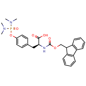 (2S)-3-(4-{[bis(dimethylamino)phosphoryl]oxy}phenyl)-2-({[(9H-fluoren-9-yl)methoxy]carbonyl}amino)propanoic acid