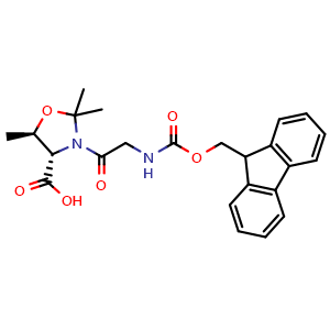 (4S,5R)-3-[2-({[(9H-fluoren-9-yl)methoxy]carbonyl}amino)acetyl]-2,2,5-trimethyl-1,3-oxazolidine-4-carboxylic acid