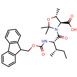 (4S,5R)-3-[(2S,3S)-2-({[(9H-fluoren-9-yl)methoxy]carbonyl}amino)-3-methylpentanoyl]-2,2,5-trimethyl-1,3-oxazolidine-4-carboxylic acid