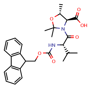 (4S,5R)-3-[(2S)-2-({[(9H-fluoren-9-yl)methoxy]carbonyl}amino)-3-methylbutanoyl]-2,2,5-trimethyl-1,3-oxazolidine-4-carboxylic acid