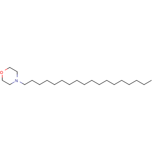 Chemical structure of Morpholine, 4-octadecyl- , CAS 16528-77-1, AChemBlock V142998