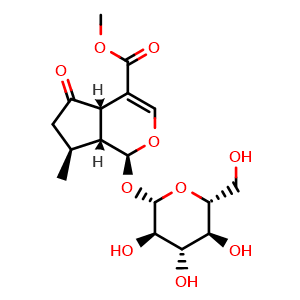 Chemical structure of cornin , CAS 548-37-8, AChemBlock V143036
