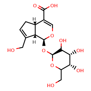 Chemical structure of Geniposidic acid , CAS 27741-01-1, AChemBlock V143041