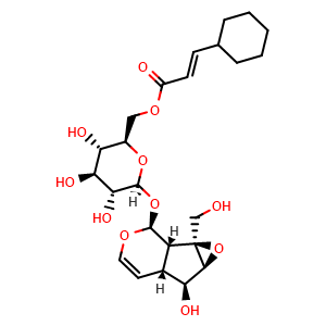 Chemical structure of Picroside I , CAS 27409-30-9, AChemBlock V143042