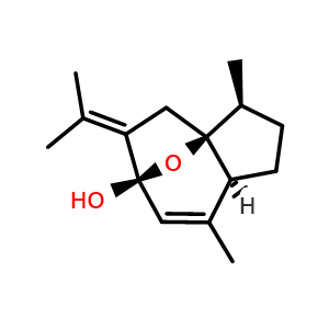 Chemical structure of Curcumenol , CAS 19431-84-6, AChemBlock V143043