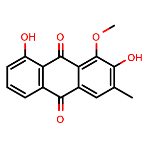 Chemical structure of Obtusifolin , CAS 477-85-0, AChemBlock V143054