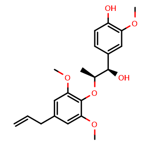 Chemical structure of Myrislignan , CAS 171485-39-5, AChemBlock V143059