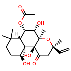 Chemical structure of Isoforskolin , CAS 64657-21-2, AChemBlock V143060