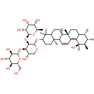 Chemical structure of Kudinoside D , CAS 173792-61-5, AChemBlock V143066