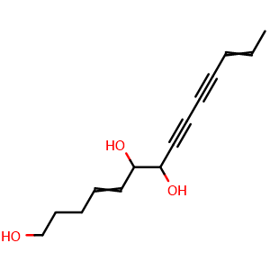 Chemical structure of Lobetyol , CAS 136171-87-4, AChemBlock V143067