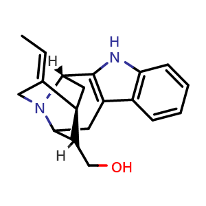 Chemical structure of Koumidine , CAS 1358-75-4, AChemBlock V143072
