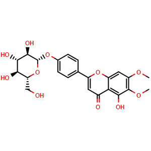 Chemical structure of cirsimarin , CAS 13020-19-4, AChemBlock V143112